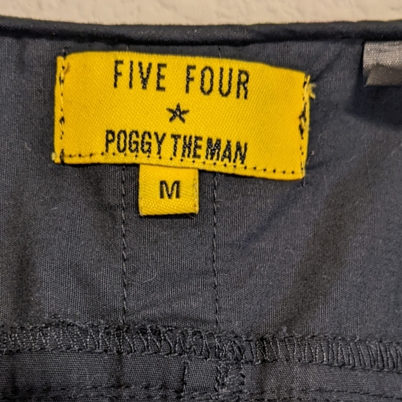 Five Four Poggy The Man Black Hooded Lightweight Parka Jacket Size Medium - Picture 4 of 8